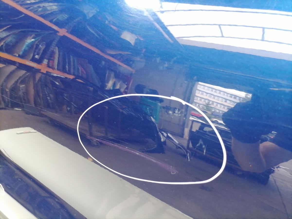VW Tiguan 1 5N original T&uuml;r vorn rechts LD5Q Shadowblue Rohbau Bj.2009